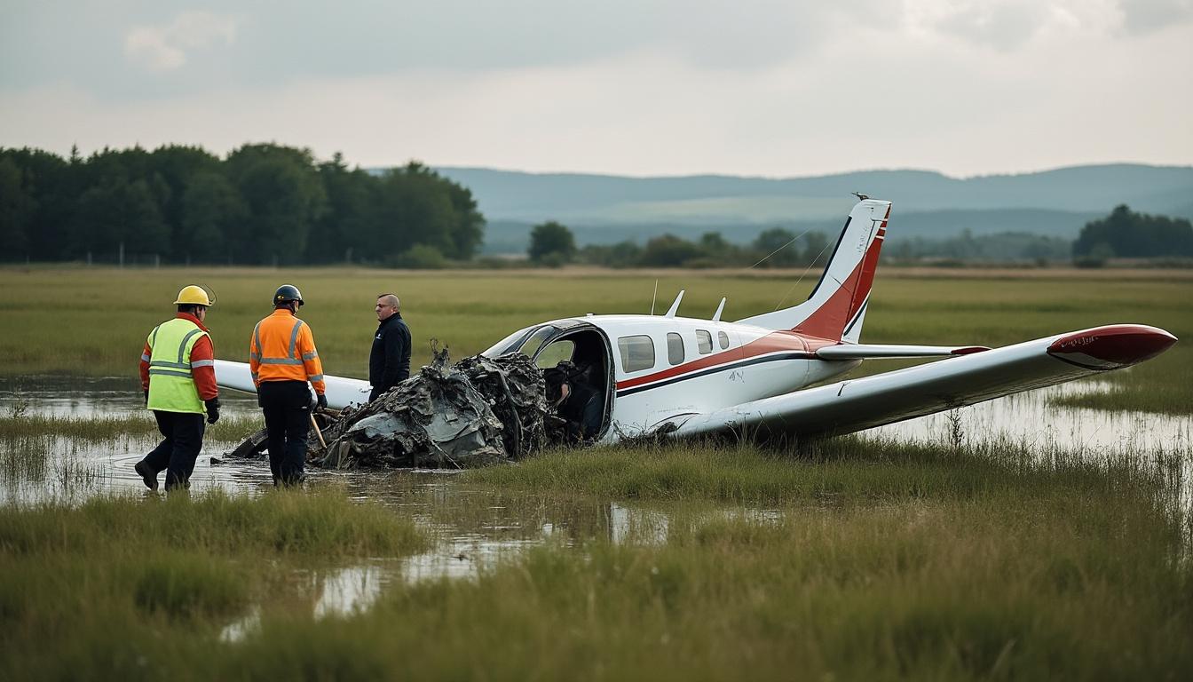 un avion de tourisme s'est écrasé à verfeil, près de toulouse, causant deux blessés légers. découvrez les détails de cet accident et les interventions sur place.
