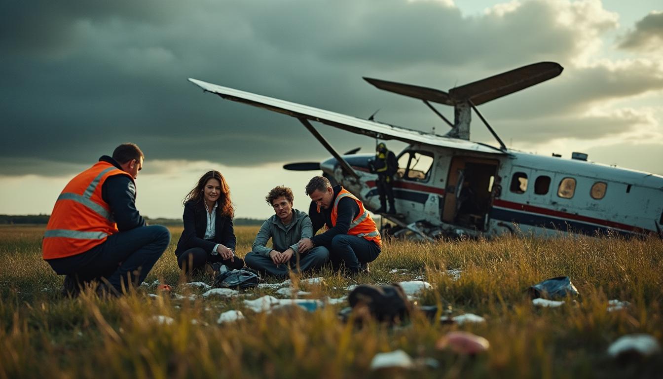 découvrez le miracle près de toulouse où un avion de tourisme s'est écrasé, mais heureusement, ses deux passagers ont survécu sans blessures.