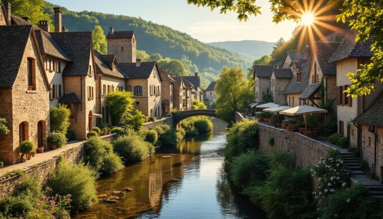 découvrez cette cité médiévale, joyau rare de la vallée de la dordogne, classée parmi les plus beaux villages de france, alliant histoire, charme et paysages pittoresques.