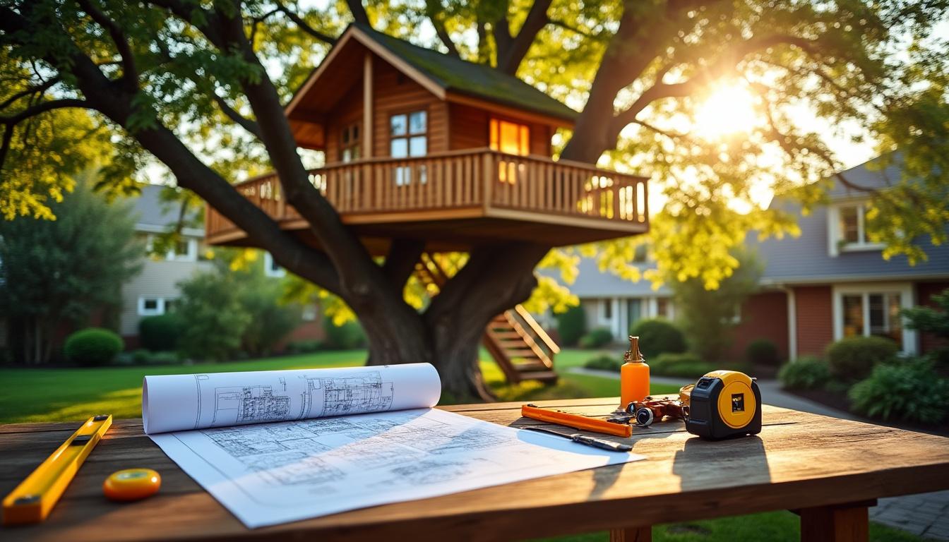 découvrez les étapes essentielles et la réglementation à respecter pour construire une cabane dans l'arbre de votre jardin en toute légalité.