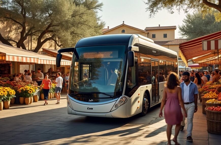 découvrez le bus lio de la région occitanie, une escale dynamique qui anime les marchés locaux en proposant des services et animations pour tous.