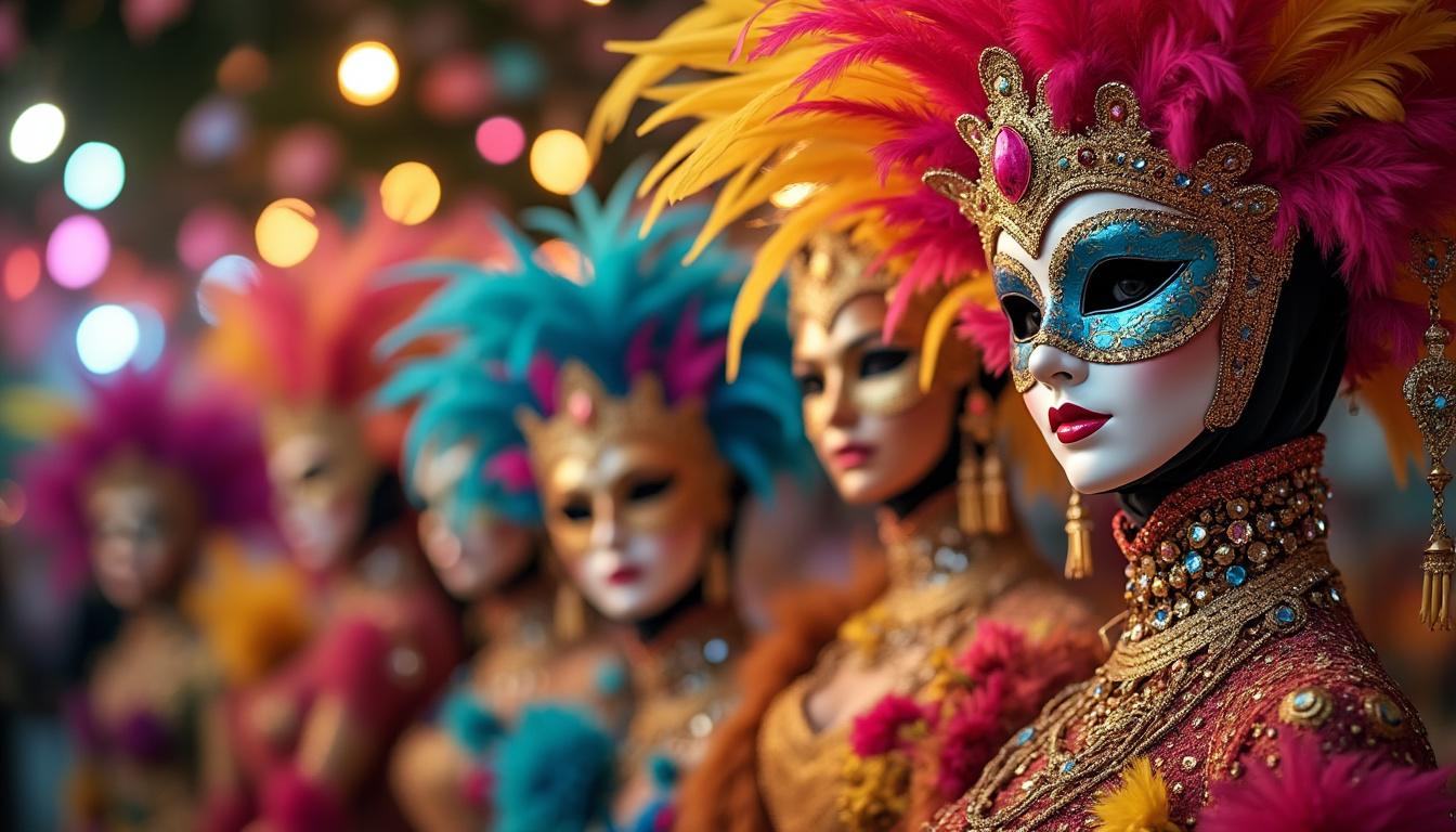 découvrez l'exposition incontournable à l’office de tourisme et plongez dans l'univers fascinant et coloré des carnavals, un voyage magique à ne pas manquer.