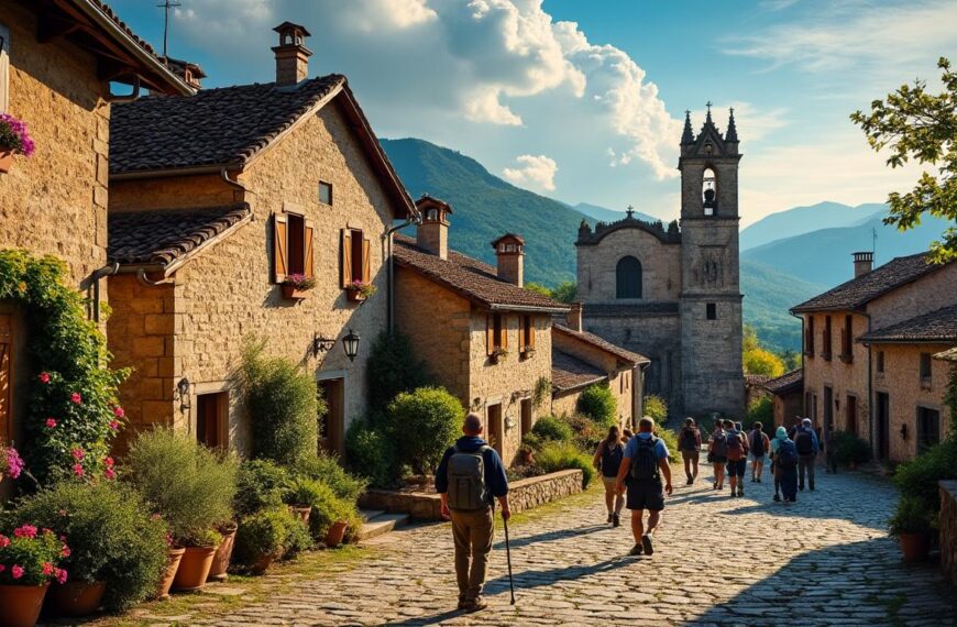 découvrez ce joyau parmi les plus beaux villages de france, un incontournable sur le chemin de compostelle qui fascine pèlerins et voyageurs par son charme unique et son patrimoine exceptionnel.