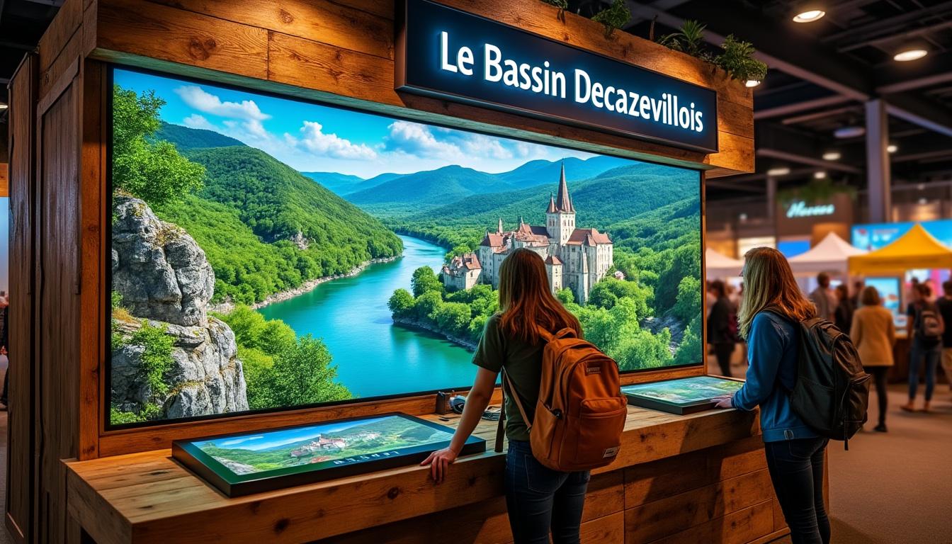 le bassin decazevillois et l’aveyron s'associent au salon occ’ygène de toulouse pour promouvoir leurs atouts touristiques et attirer les voyageurs à la recherche d'authenticité et de découvertes.