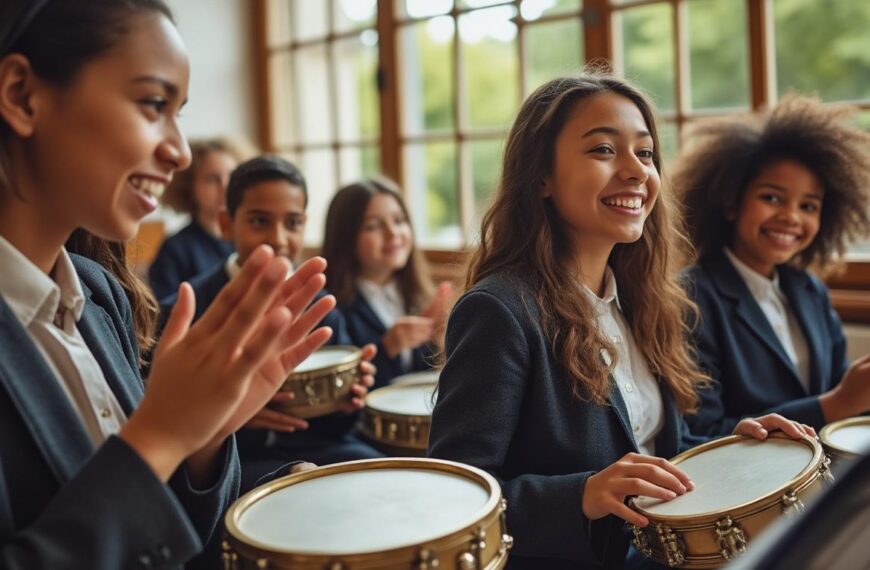 les élèves du lycée honoré-de-balzac découvrent et explorent les rythmes traditionnels du tambourin, alliant musique et culture dans un projet enrichissant.