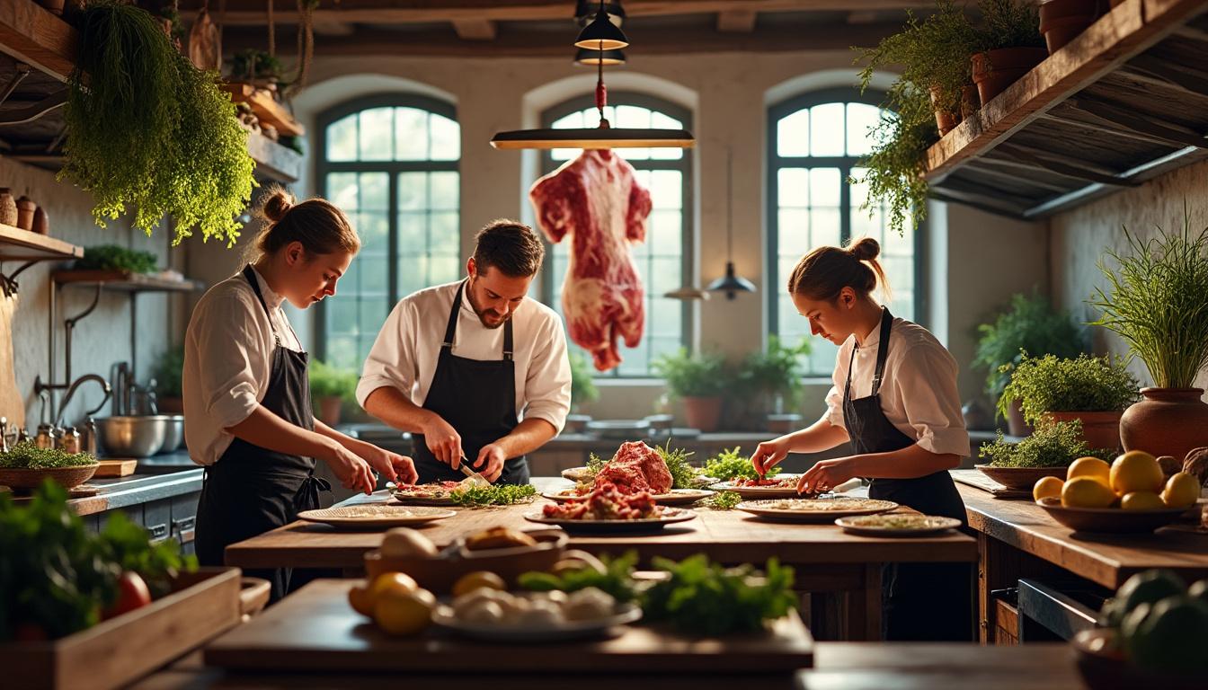 découvrez le veau fermier commingeois à saint-gaudens, mis à l'honneur pour les aspirants chefs du concours cuisine-moi le comminges. un rendez-vous gourmand et authentique !