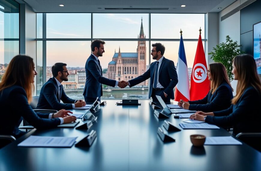 toulouse accueille une rencontre tuniso-française visant à renforcer les échanges économiques et stimuler l'investissement entre les deux pays.
