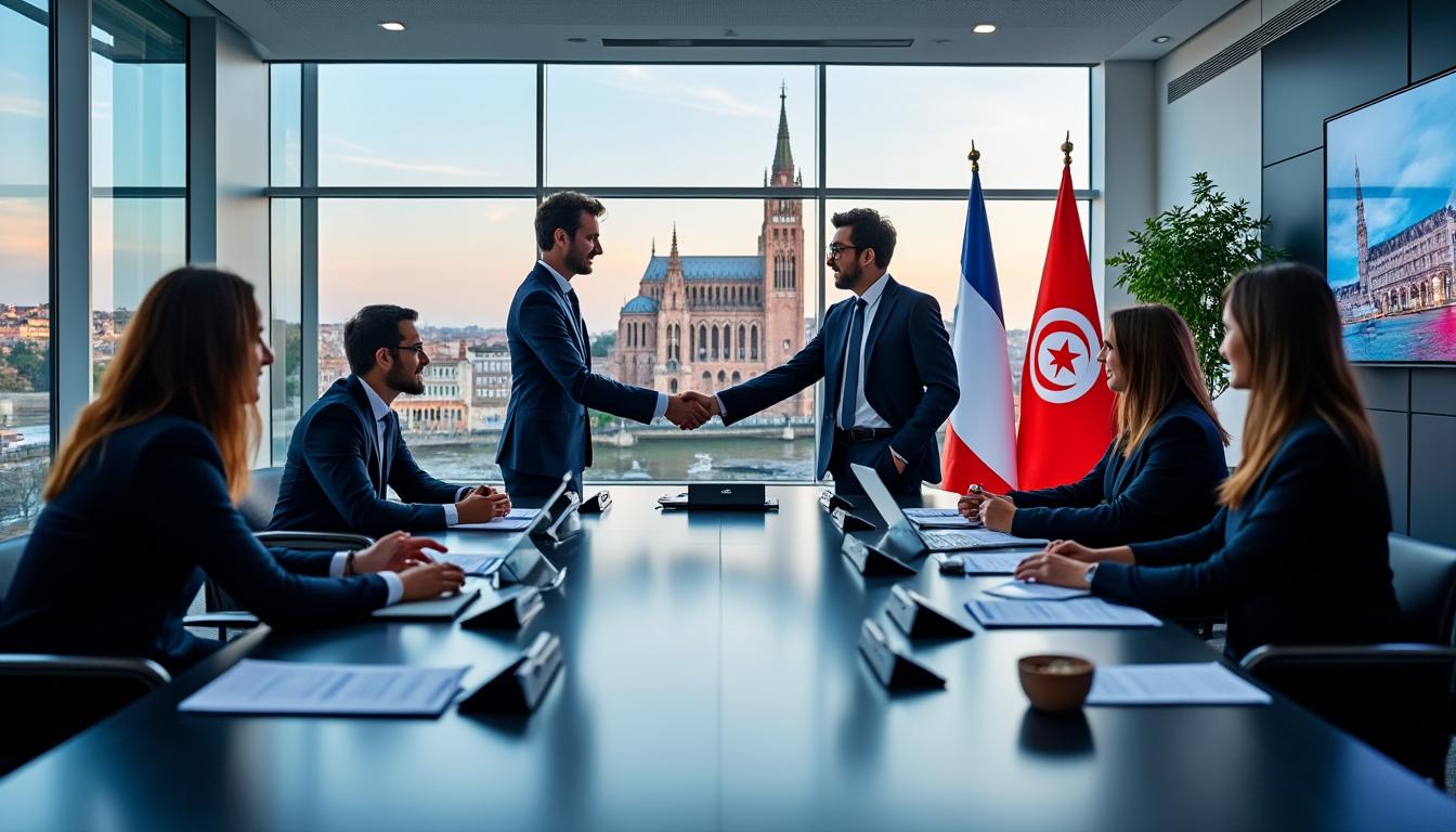 toulouse accueille une rencontre tuniso-française visant à renforcer les échanges économiques et stimuler l'investissement entre les deux pays.