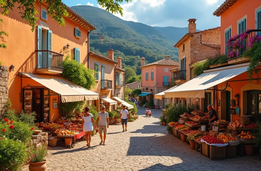découvrez ce charmant village du roussillon, baigné de soleil, où couleurs vibrantes et sensations authentiques vous attendent pour un voyage inoubliable.