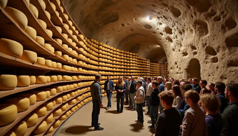 découvrez les caves de roquefort société, reconnues pour l'excellence de leur accueil et de leurs visites, une expérience incontournable pour les passionnés de tourisme et de gastronomie.