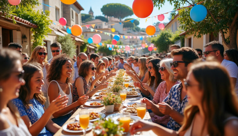 à gruissan, près de 500 participants célèbrent les 90 ans des congés payés dans une ambiance conviviale et festive, réunissant générations et souvenirs.