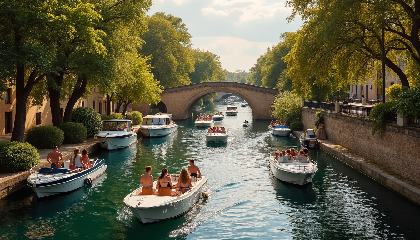 le canal du midi continue de captiver les plaisanciers internationaux grâce à son charme unique, ses paysages pittoresques et son riche patrimoine historique.