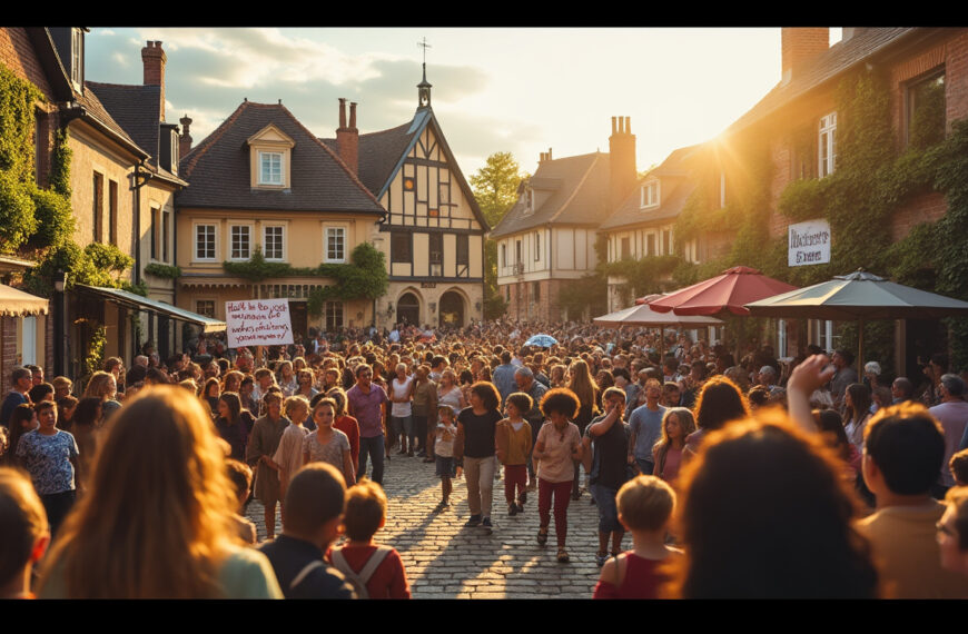découvrez comment les habitants d'une petite ville s'unissent pour remporter un grand concours et obtenir 150 000 € afin de financer des projets locaux passionnants.
