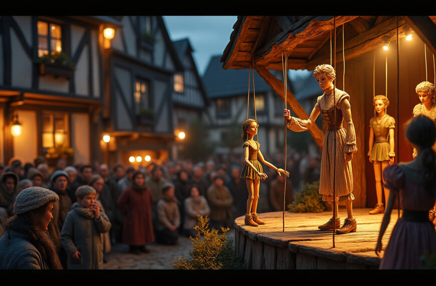 à mirepoix, les marionnettes s'animent pour donner vie à « nos histoires », un spectacle captivant mêlant tradition et émotion.