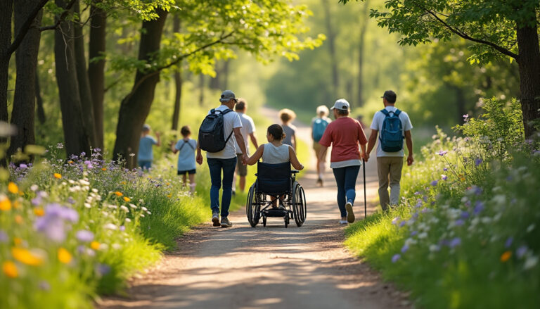 découvrez des randonnées accessibles à tous pour promouvoir le sport inclusif et renforcer le vivre-ensemble. une invitation à sortir, bouger et partager des moments conviviaux en pleine nature.