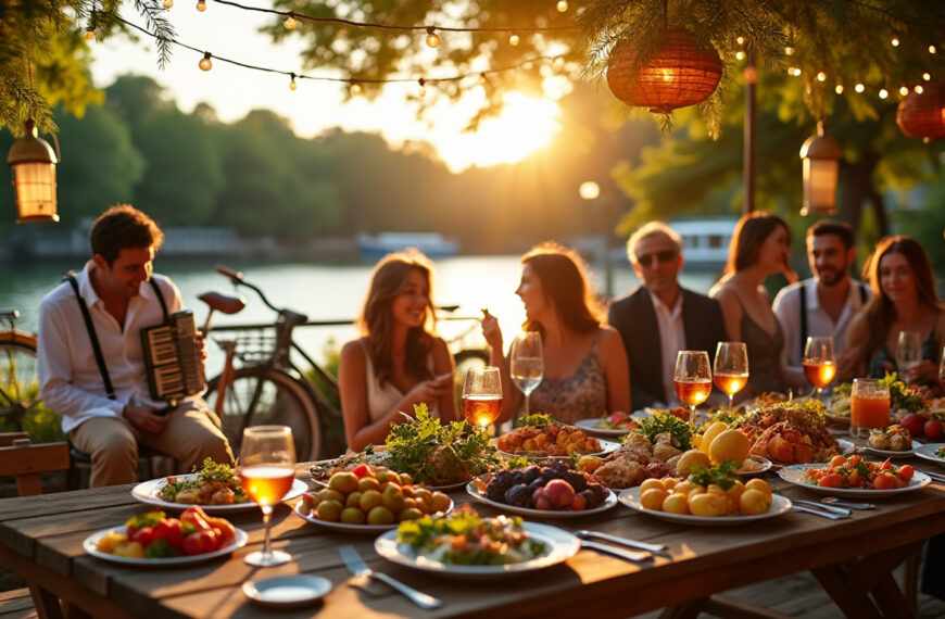 découvrez la guinguette barrabande, le lieu festif incontournable de l'été où musique entraînante et délices culinaires se marient pour des moments inoubliables.