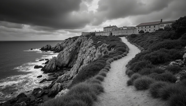 découvrez la vision artistique de philippe barjaud, qui révèle la beauté de l’ouest de l’hérault en noir et blanc à travers son objectif unique.