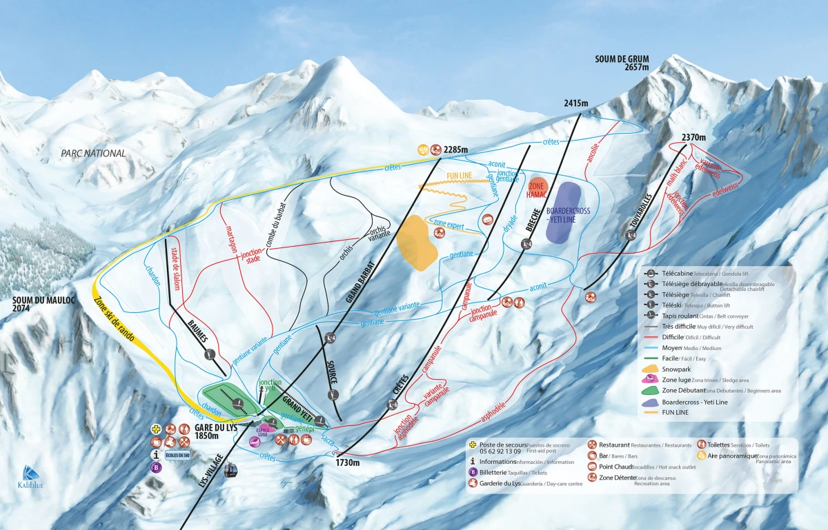 cauterets ski